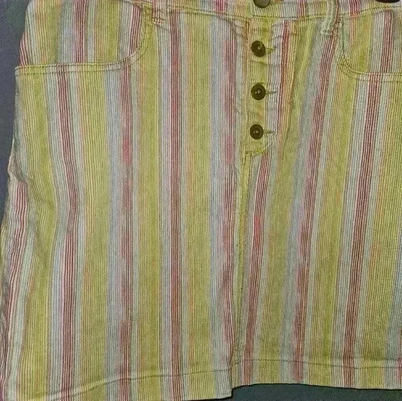 Maeve Anthropologie Womans Striped Skirt Size 16. - Picture 8 of 12